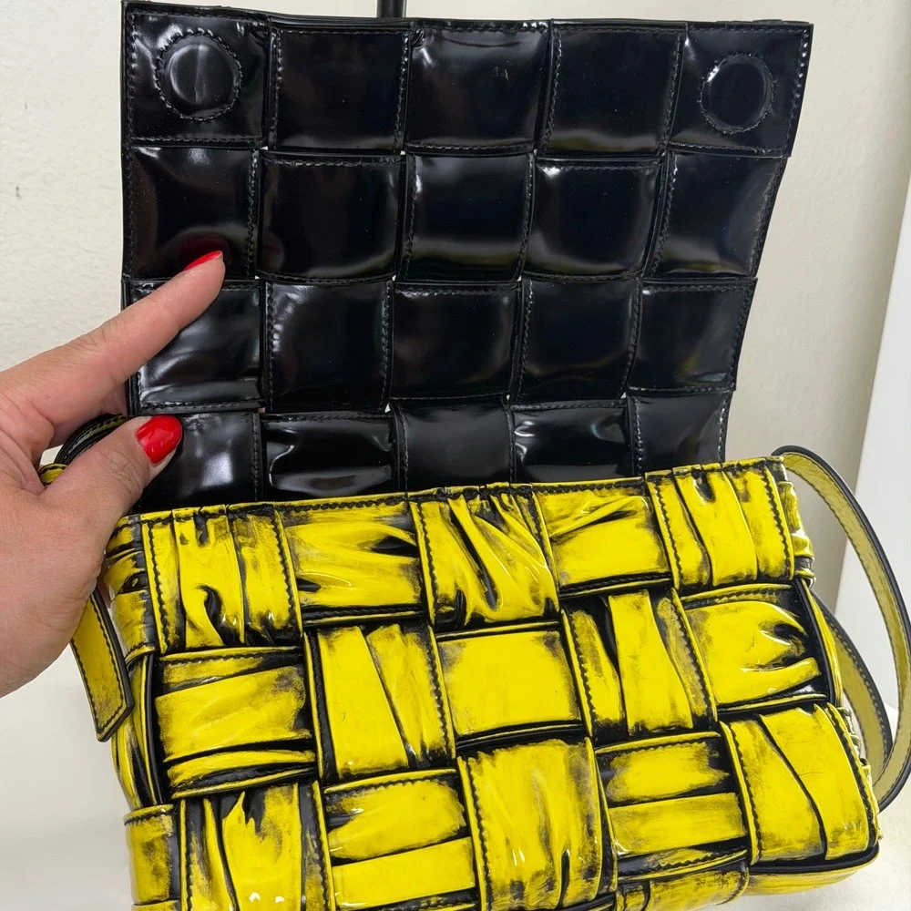 Bottega Veneta Chartreuse Foulard Cassette Bag Special Edition Intrecciato